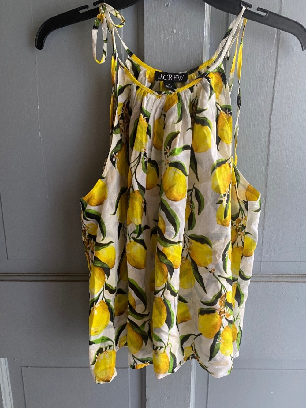 J.Crew Lemon Print Tank Top - M